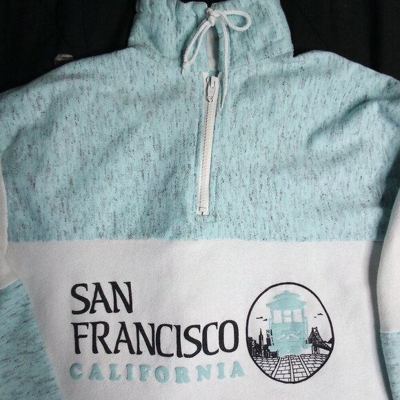 Vintage 80s San Francisco California Cable Car Sweatshirt - Picture 1 of 5